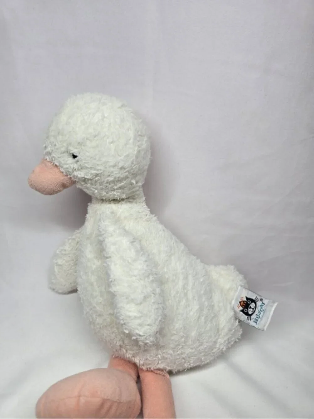 Jellycat Clucky Ducky Duckling With Chime Retired Plush Toy Stuffed Animal